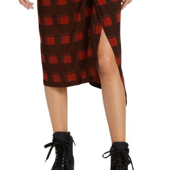 NWOT Derek Lam 10 Crosby Plaid Landry Plaid Muscle Tank Dress D1 - Picture 13 of 13